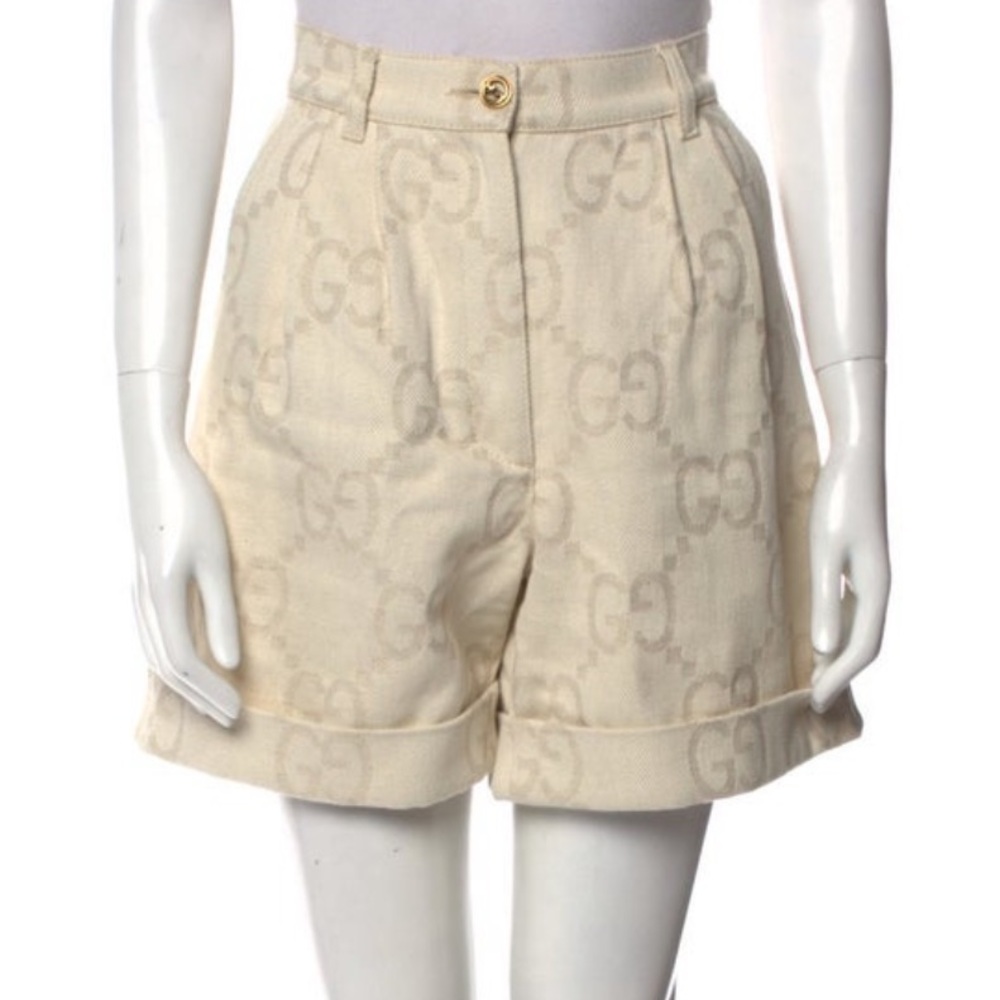GUCCI logo shorts